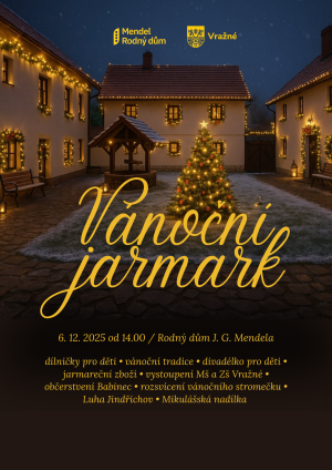 vánoční akce v domě Mendela
