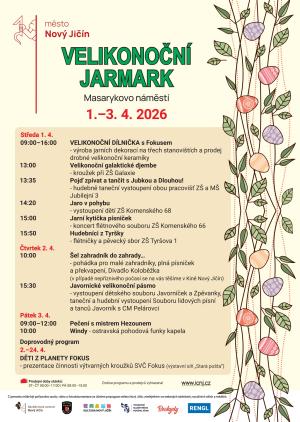 velikonoční jarmark na náměstí