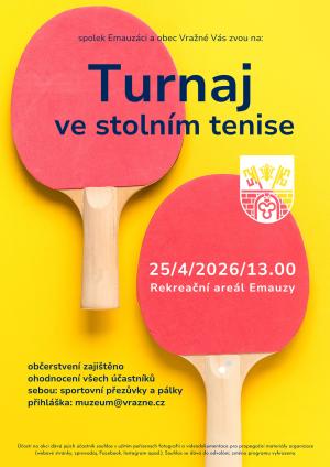 turnaj ve stolním tenise